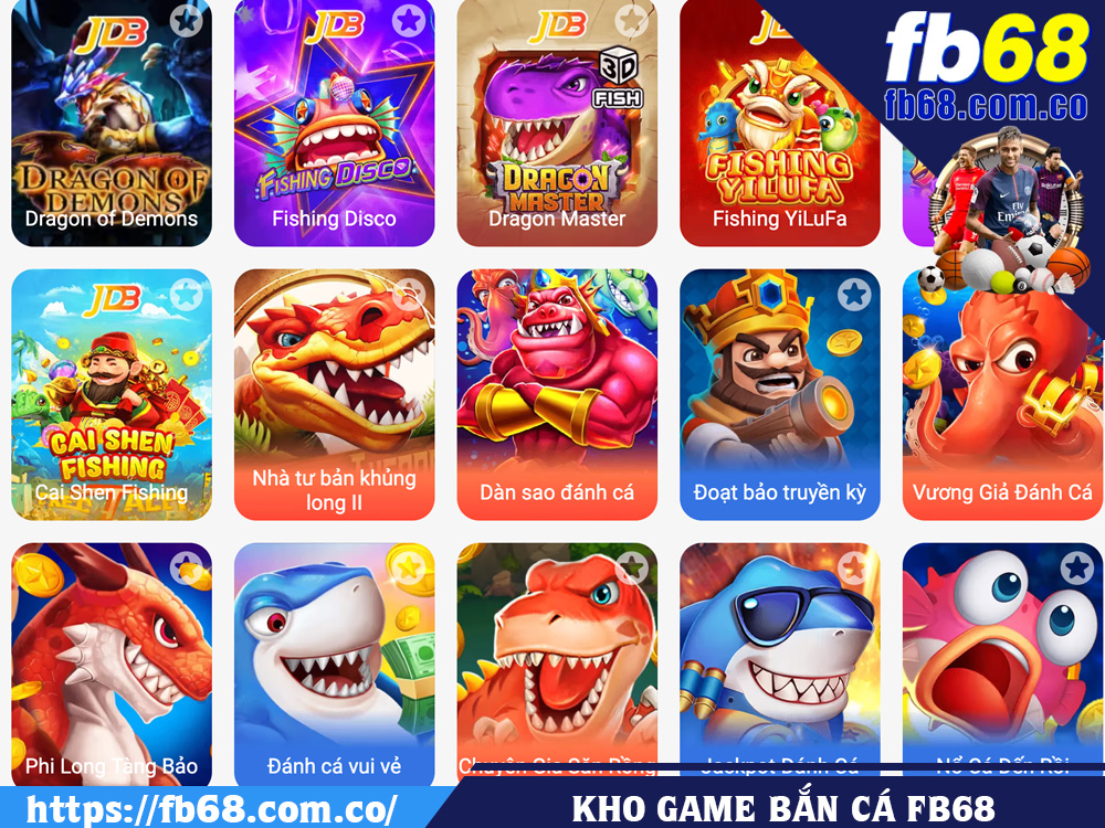 Game Bắn Cá Tại RED88 Và FB68: Đâu Là Điểm Đến Hấp Dẫn Hơn? 2 Kho game bắn cá tại FB68 đa dạng