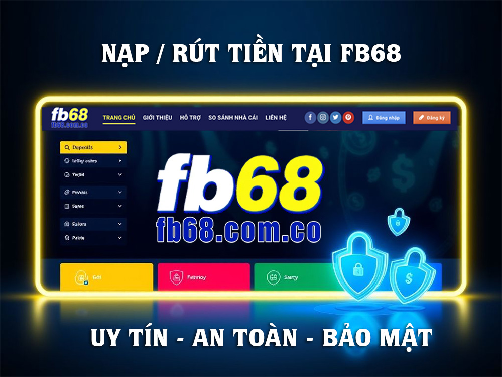 Chính Sách Bảo Mật Nhà Cái FB68 4 Nạp / Rút tiền tại nhà cái FB68