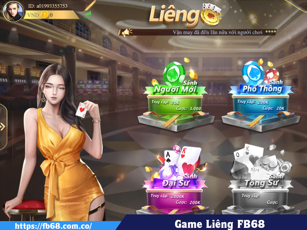 Liêng Tại MB66 Và FB68: Lựa Chọn Nào Đáng Trải Nghiệm Hơn? 2 Sảnh Game Liêng FB68 trực quan