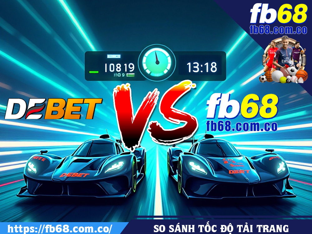 Giao Diện DEBET Và FB68: Đâu Là Lựa Chọn Tối Ưu Cho Trải Nghiệm Cá Cược? 3 So sánh tốc độ tải trang của Debet và Fb68 bằng nhau